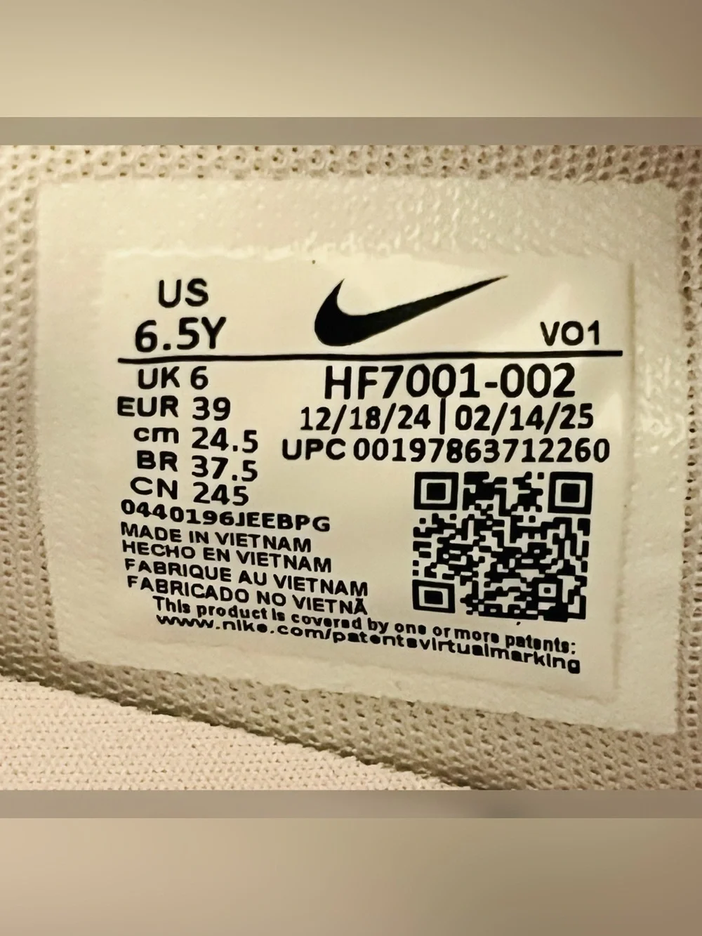 Nike shoes are